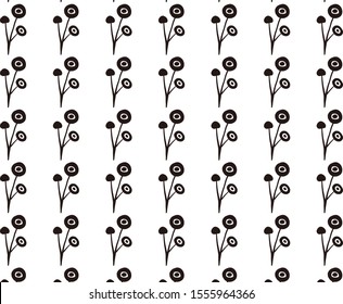 Illustration of floral pattern background . flower .