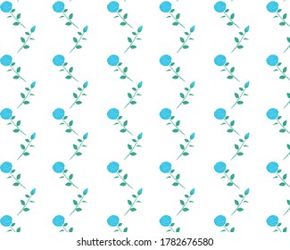 Illustration of floral pattern background . Rose background .