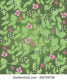  illustration  Floral vector design 