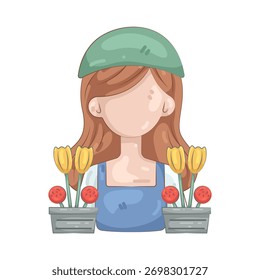 Ilustración de la Ilustración vectorial florista