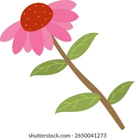 Ilustração de um botão de flor