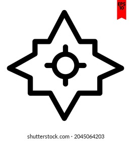 illustration of flower design icon