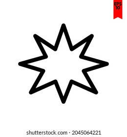illustration of flower design icon
