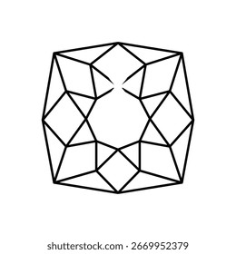 A Ilustração de Diamante Flor