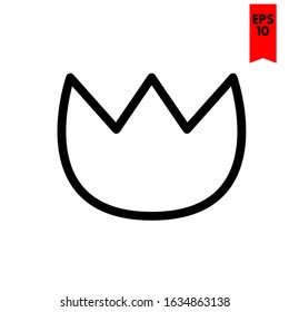 illustration of flower flat icon