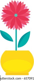 illustration of flower on a white background
