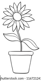 86,829 Cartoon flower outline Images, Stock Photos & Vectors | Shutterstock