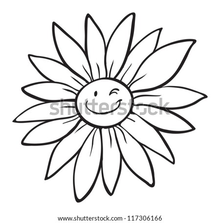 Similar – Image, Stock Photo White Daisy Flower.Floral Art Design.Blue Nature Background.