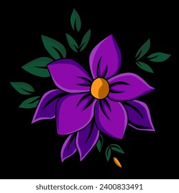 Illustration eines Blumenvektor