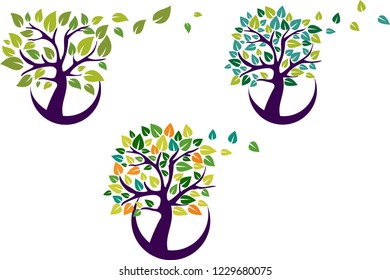 illustration of a flowering tree