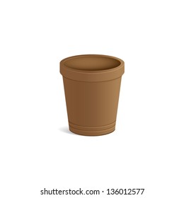 illustration of flowerpot