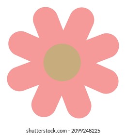 Ilustración de flores con hojas vectoriales eps 10