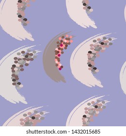 Illustration of flowers on a grey background pattern.Vector graphics.