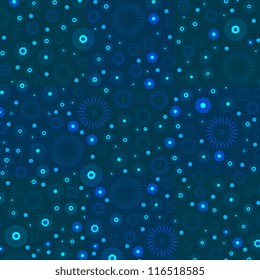 illustration of flowers pattern background.