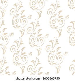 illustration flowers seamless pattern for background, wallpaper, texture, label, banner, cover, card etc. vector design.