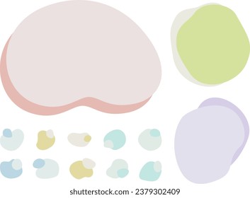 Illustration of fluid colorful texture