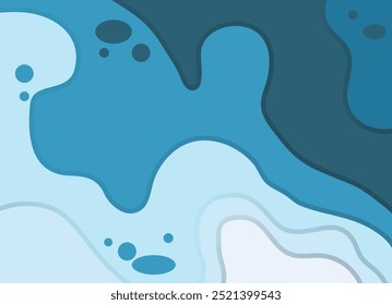 The Illustration of Fluidity Background
