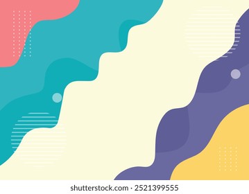 The Illustration of Fluidity Background