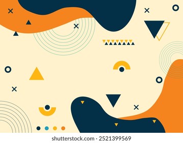 The Illustration of Fluidity Background