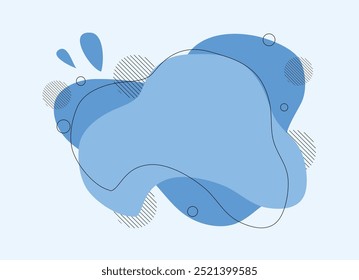 The Illustration of Fluidity Background