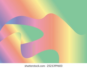 The Illustration of Fluidity Background