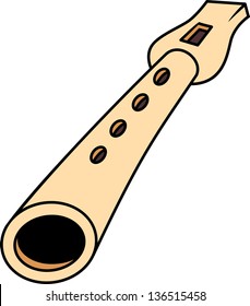 Illustration Flutes Doodle Vector Stock Vector (Royalty Free) 136515458 ...