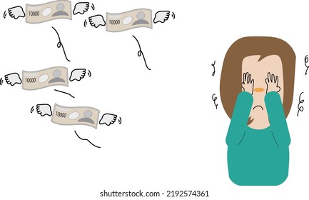 Illustration des factures de vol et de la personne