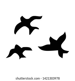 illustration of a flying bird