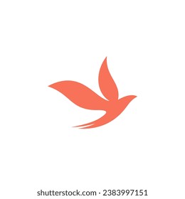 illustration of a flying bird	
