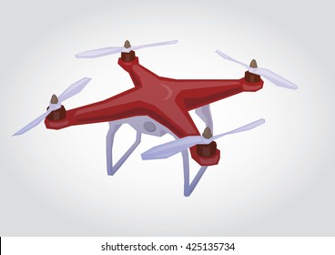 Illustration of a flying device, simple art for web and print design appealing for payment theme.