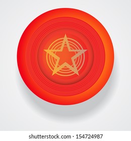 Illustration Of Flying Disc