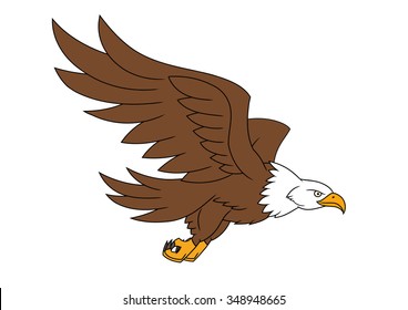 Similar Images, Stock Photos & Vectors of eagle. vector Eps - 544034686 ...