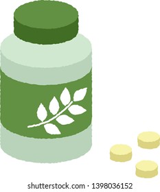 It Is An Illustration Of Folate Supplement.