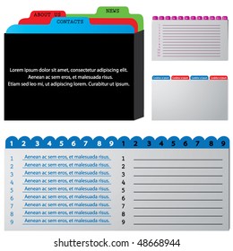 illustration of a folder containing documents