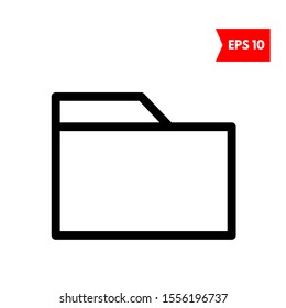 illustration of folder flat icon