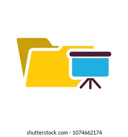 Illustration Folder Icon Design