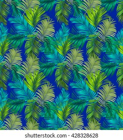 Illustration of foliage seamless pattern