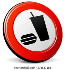 illustration of food 3d red design icon