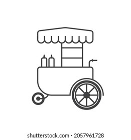 Illustration Food Drink Cart Vector Art Stock Vector (Royalty Free ...