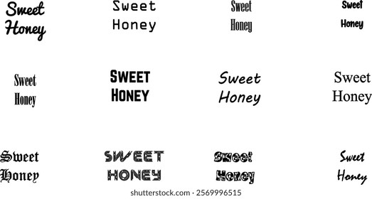 illustration, food, nature, product, organic, graphic, vector, design, natural, logo, bee, symbol, healthy, label, nectar, set, yellow, icon, quality, emblem, farm, logotype, font, sweet, liquid, 