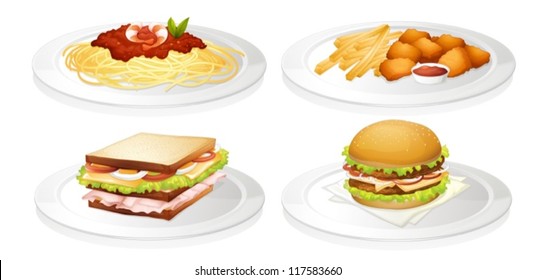 illustration of a food on a white background