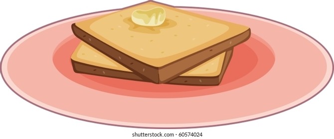 illustration of a  food on a white background