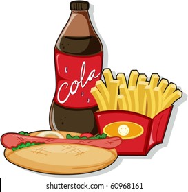 illustration of a food on a white background