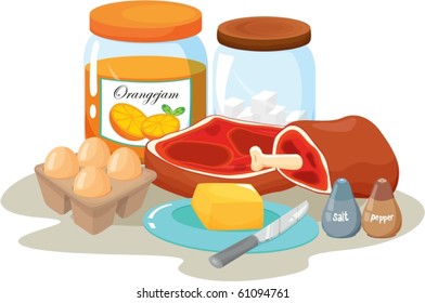 illustration of a food on a white background