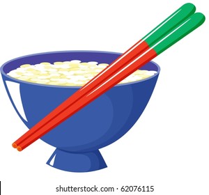 illustration of food on a white background