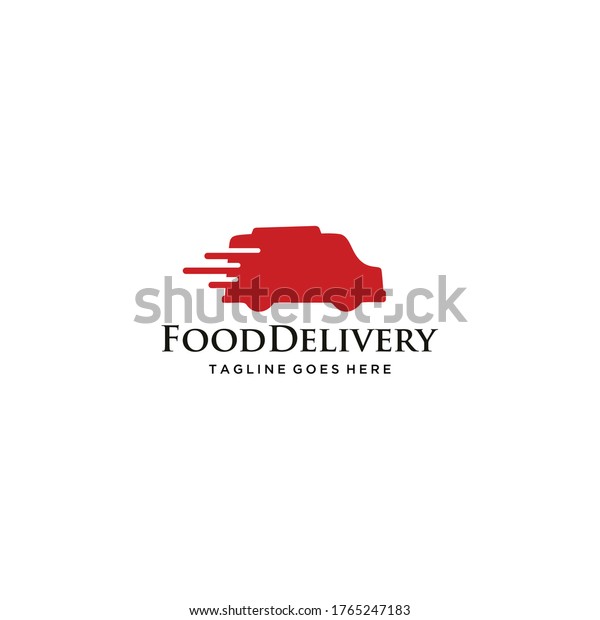 Illustration of food truck logo vector sign. with a\
food hood over\
there