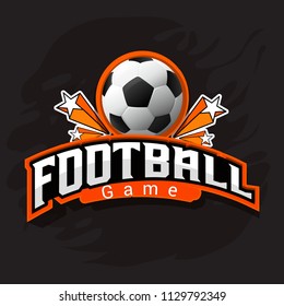 illustration of a football cup 2018. design of a stylish background for the soccer championship