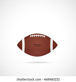 Illustration of football isolated on a white background.