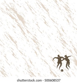 Illustration of football players