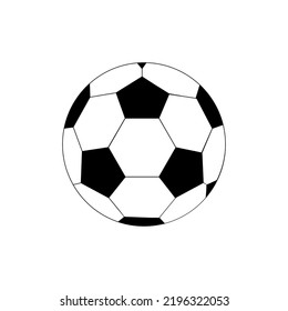 Illustration of a football silhouette close up